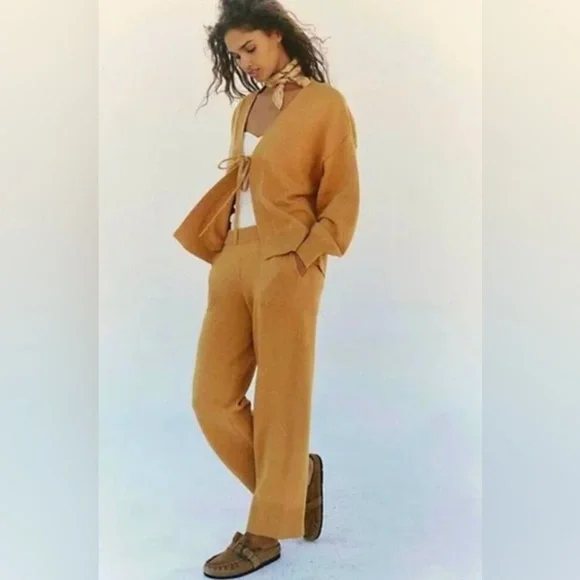 Free People Solar Cardigan & Pants Set